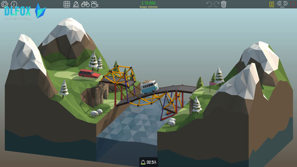 دانلود نسخه فشرده بازی Poly Bridge برای PC