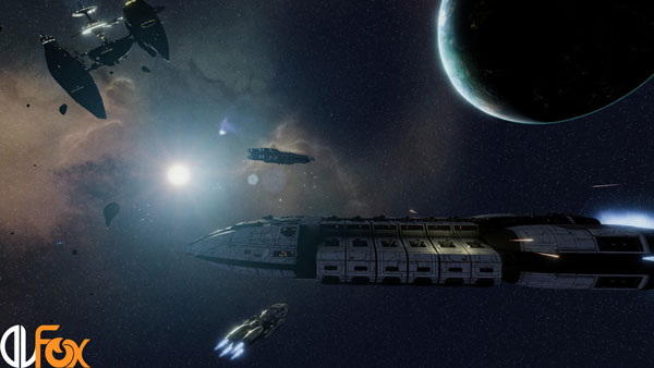 دانلود نسخه فشرده بازی Battlestar Galactica Deadlock برای PC