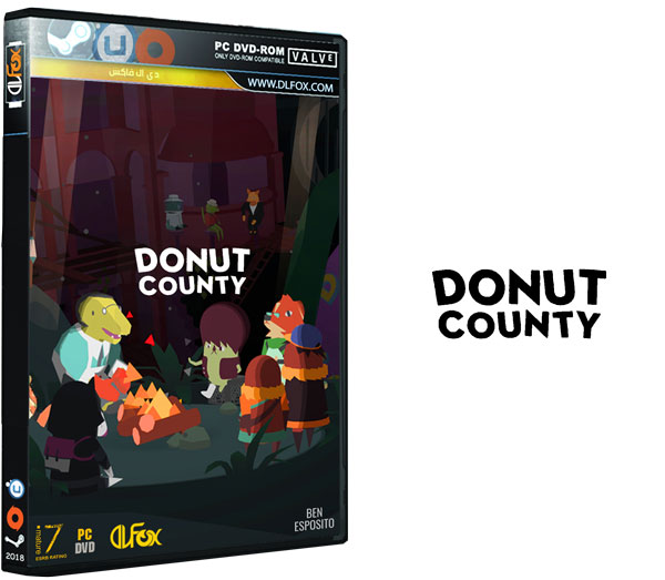 دانلود نسخه فشرده بازی Donut County برای PC