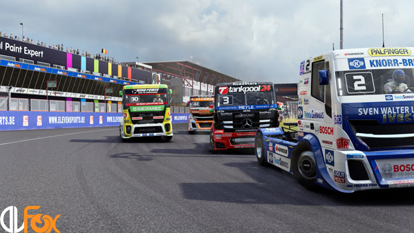 دانلود نسخه فشرده بازی FIA European Truck Racing Championship برای PC