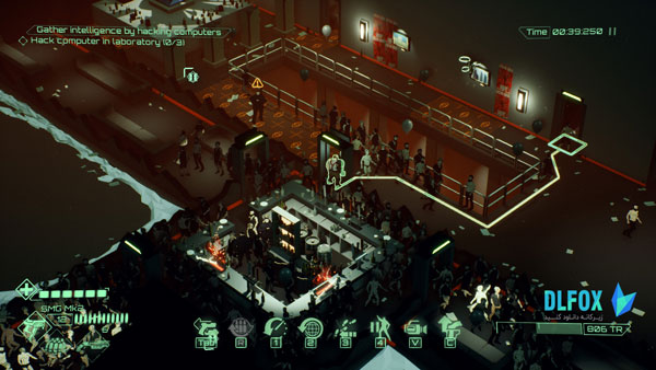 دانلود نسخه فشرده بازی All Walls Must Fall – A Tech-Noir Tactics Game برای PC