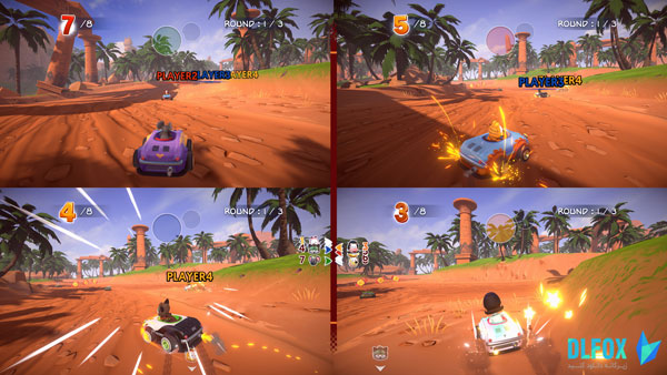 دانلود نسخه فشرده بازی Garfield Kart – Furious Racing برای PC