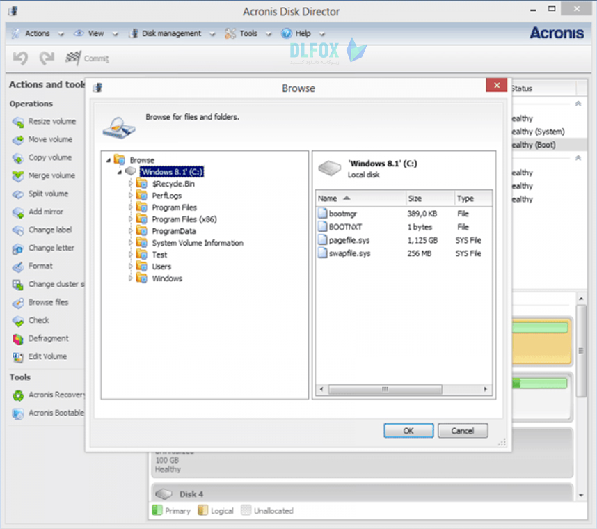 دانلود نسخه نهایی نرم افزار Acronis Disk Director برای PC