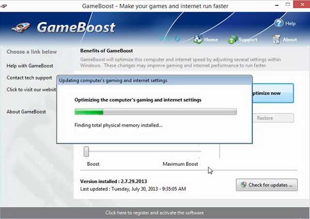 دانلود نسخه نهایی نرم افزار PGWARE GameBoost برای PC
