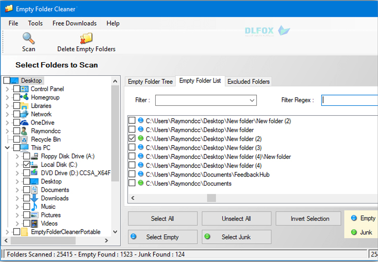 دانلود نسخه نهایی نرم افزار Empty Folder Cleaner برای PC