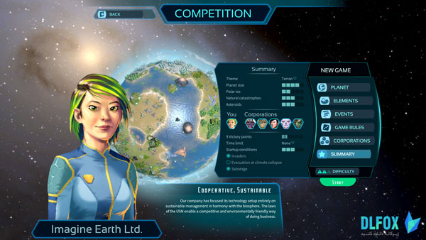 دانلود نسخه فشرده بازی IMAGINE EARTH برای PC