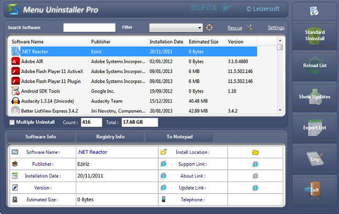 دانلود نسخه نهایی نرم افزار Menu Uninstaller برای PC