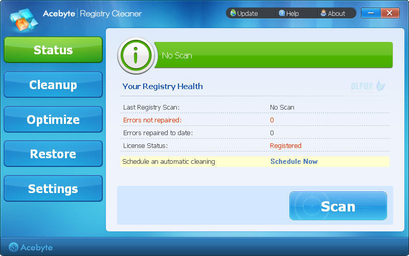 دانلود نسخه نهایی نرم افزار Acebyte Registry Cleaner برای PC