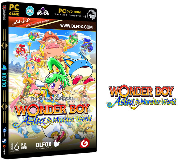 دانلود نسخه فشرده بازی WONDER BOY: ASHA IN MONSTER WORLD برای PC