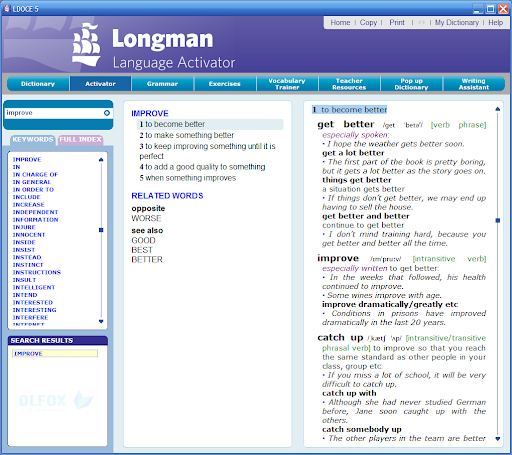 دانلود نسخه نهایی نرم افزار Longman Dictionary برای PC
