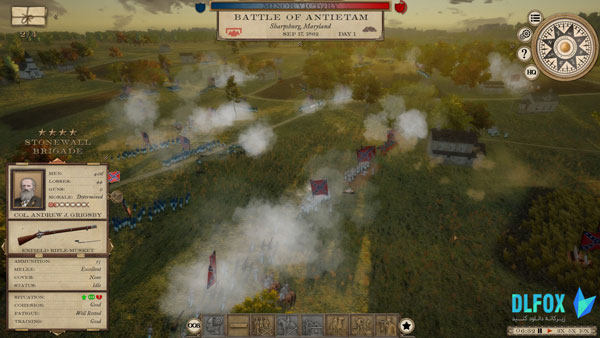 دانلود نسخه فشرده بازی GRAND TACTICIAN: THE CIVIL WAR برای PC
