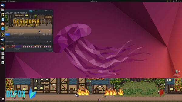 دانلود نسخه فشرده بازی Desktopia: A Desktop Village Simulator برای PC