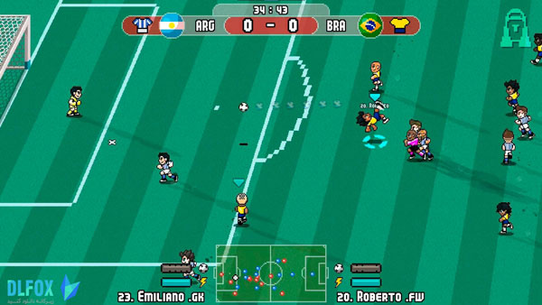 دانلود نسخه فشرده بازی Pixel Cup Soccer برای PC
