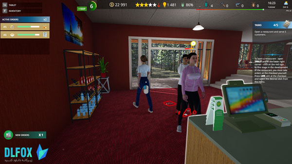 دانلود نسخه فشرده بازی Cafe Owner Simulator برای PC