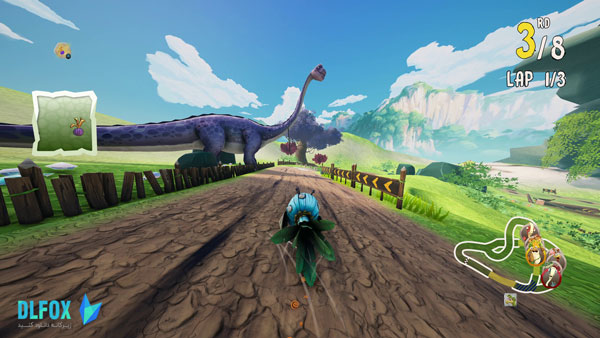 دانلود نسخه فشرده بازی Gigantosaurus: Dino Kart برای PC