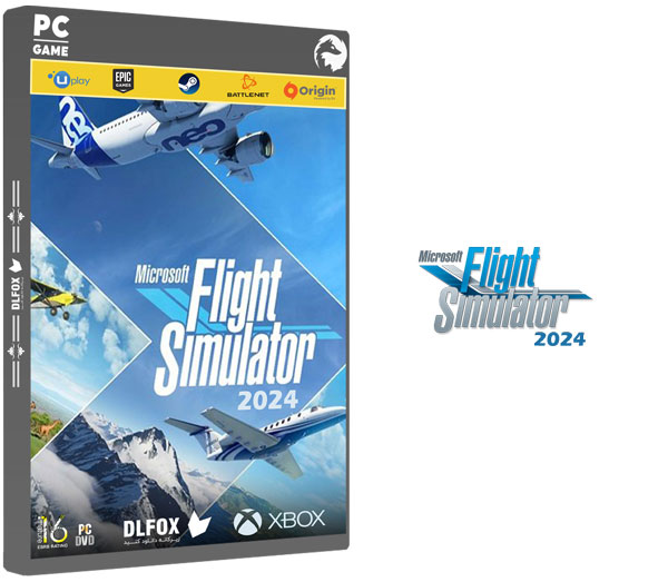 نسخه فول آنلاک گیم Microsoft Flight Simulator 2024 دی ال فاکس مرجع