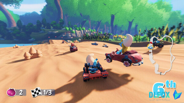دانلود نسخه فشرده بازی Smurfs Kart برای PC