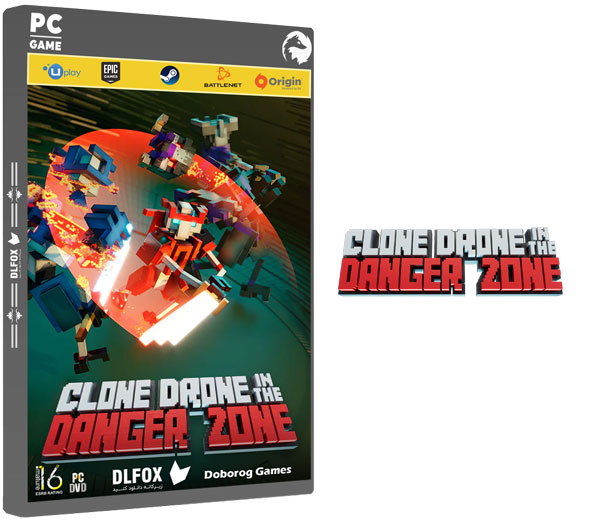 دانلود نسخه فشرده بازی Clone Drone in the Danger Zone برای PC