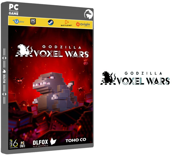 دانلود نسخه فشرده Godzilla Voxel Wars برای PC