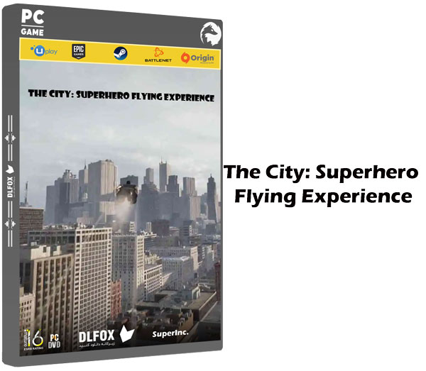 دانلود نسخه فشرده بازی The City: Superhero Flying Experience برای PC